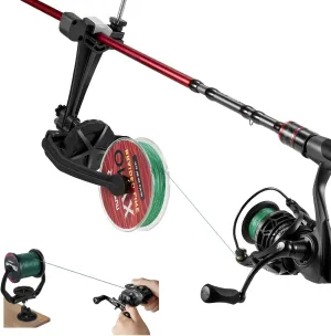Piscifun Fishing Line Spooler, No Line Twist Portable Fishing Reel Spooler for Spinning Reel, Baitcasting and Spincast Reel