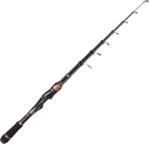 PLUSINNO Bronze Warrior Toray 24-Ton Carbon Matrix Telescopic Fishing Rod, 2.1M 6.89FT, Medium Power, Medium-Heavy Line, Spinning & Casting, Adult, Bass, Trout, Salmon