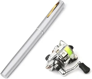 Pocket Fishing Rod Telescopic Pen Shaped Fishing Rod Fishing Rod for Freshwater Fishing