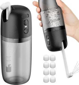 Portable Bidet for Travel - Handheld Bidet High Pressure Electric Sprayer, 3 Pressure Settings, USB-C Rechargeable, Travel Bidet for Men Women Personal Hygiene/Postpartum Care(230ML, Black)