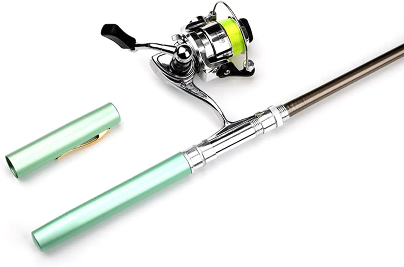Portable Pocket Fishing Rod Telescopic Pen Shaped Fishing Rod Fishing Rod for Freshwater Fishing