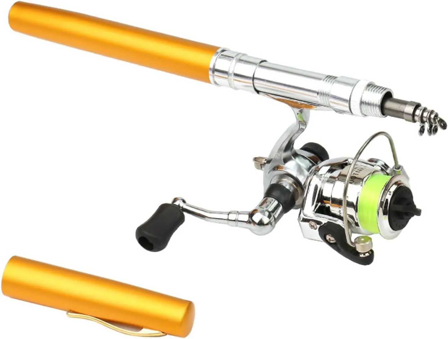 Portable Pocket Fishing Rod Telescopic Pen Shaped Fishing Rod Fishing Rod for/Freshwater Fishing
