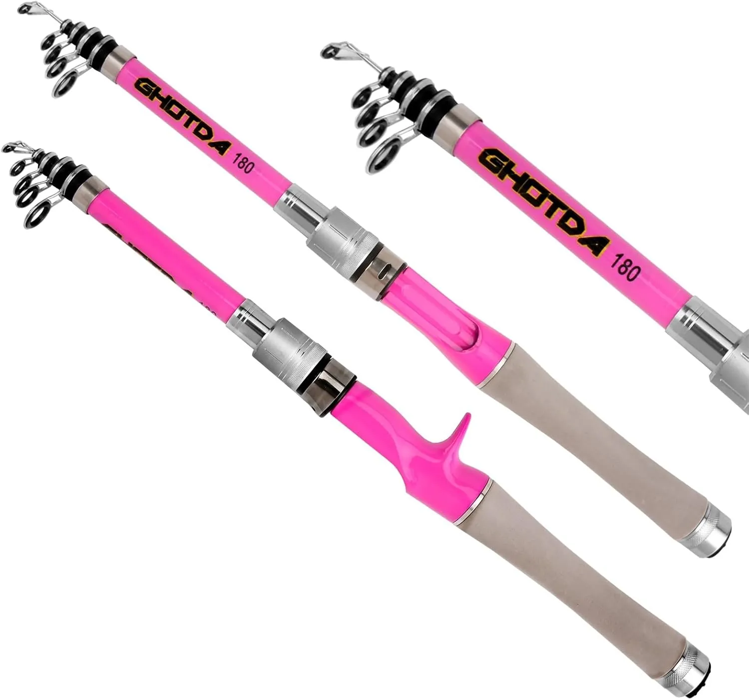 Portable Telescopic Rod Fishing Rod Spinning Casting Rod 1.5-2.4M Carp Freshwater Saltwater Outdoor Travel Fishing Accessories