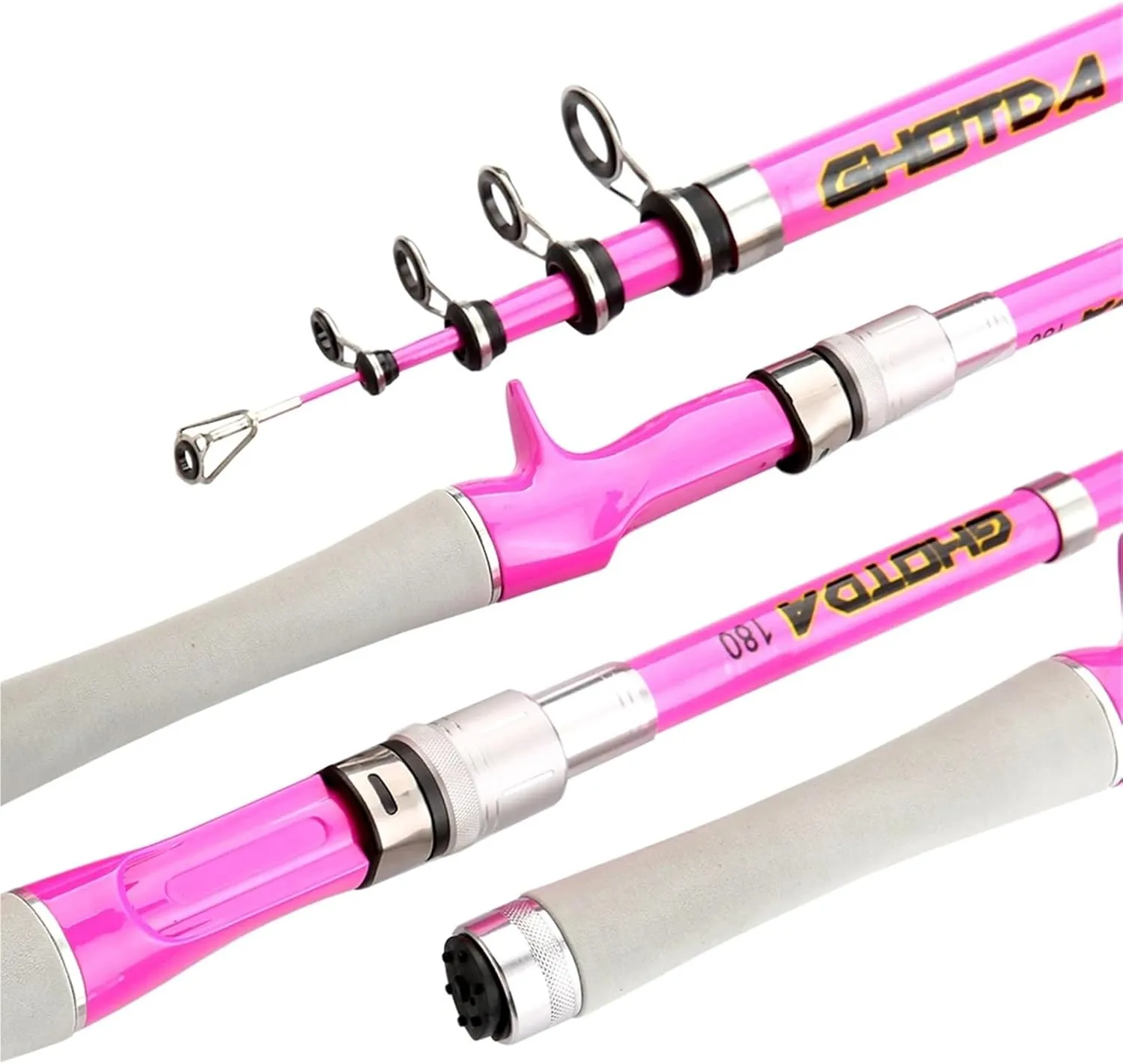 Portable Telescopic Rod Fishing Rod Spinning Casting Rod 1.5-2.4M Carp Freshwater Saltwater Outdoor Travel Fishing Accessories