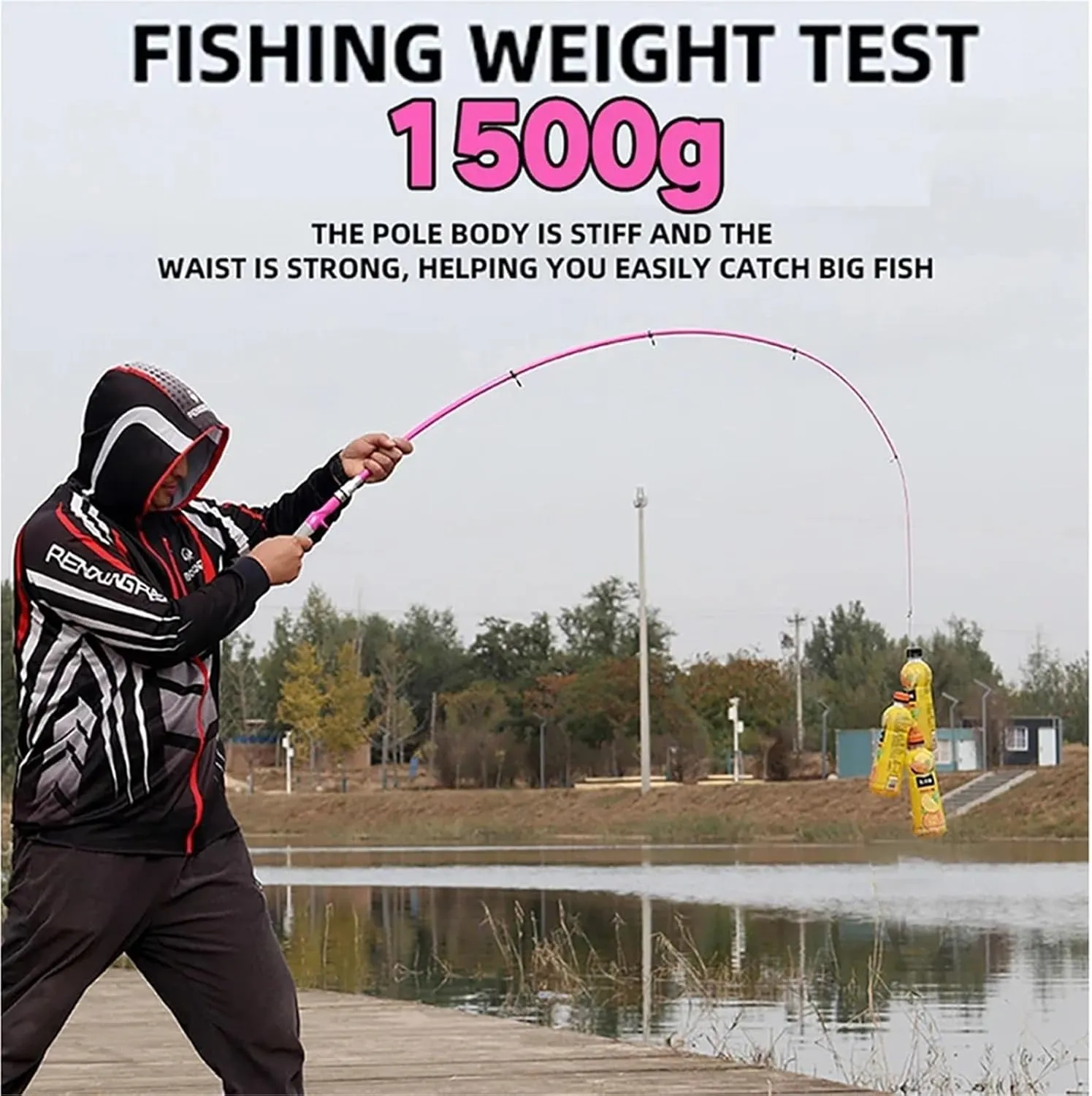 Portable Telescopic Rod Fishing Rod Spinning Casting Rod 1.5-2.4M Carp Freshwater Saltwater Outdoor Travel Fishing Accessories