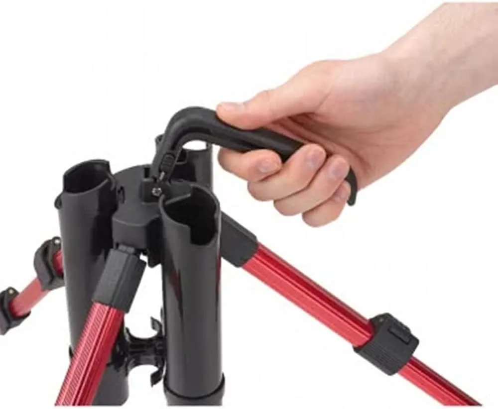 Portable Travel Folded Telescopic Tripod Rod Holder,3 Color Options