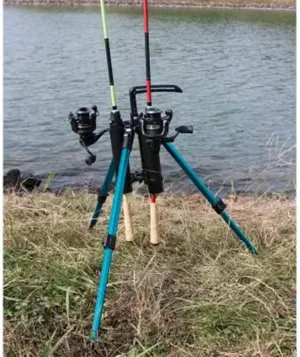 Portable Travel Folded Telescopic Tripod Rod Holder,3 Color Options
