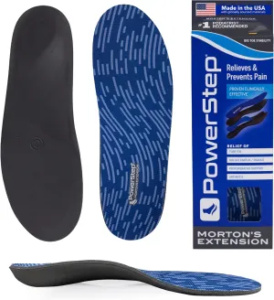 Powerstep Morton's Extension Carbon Fiber Orthotic Insole for Turf Toe, Foot Fractures, & Hallux Rigidus Plus Powerstep Clinically Proven Arch Support