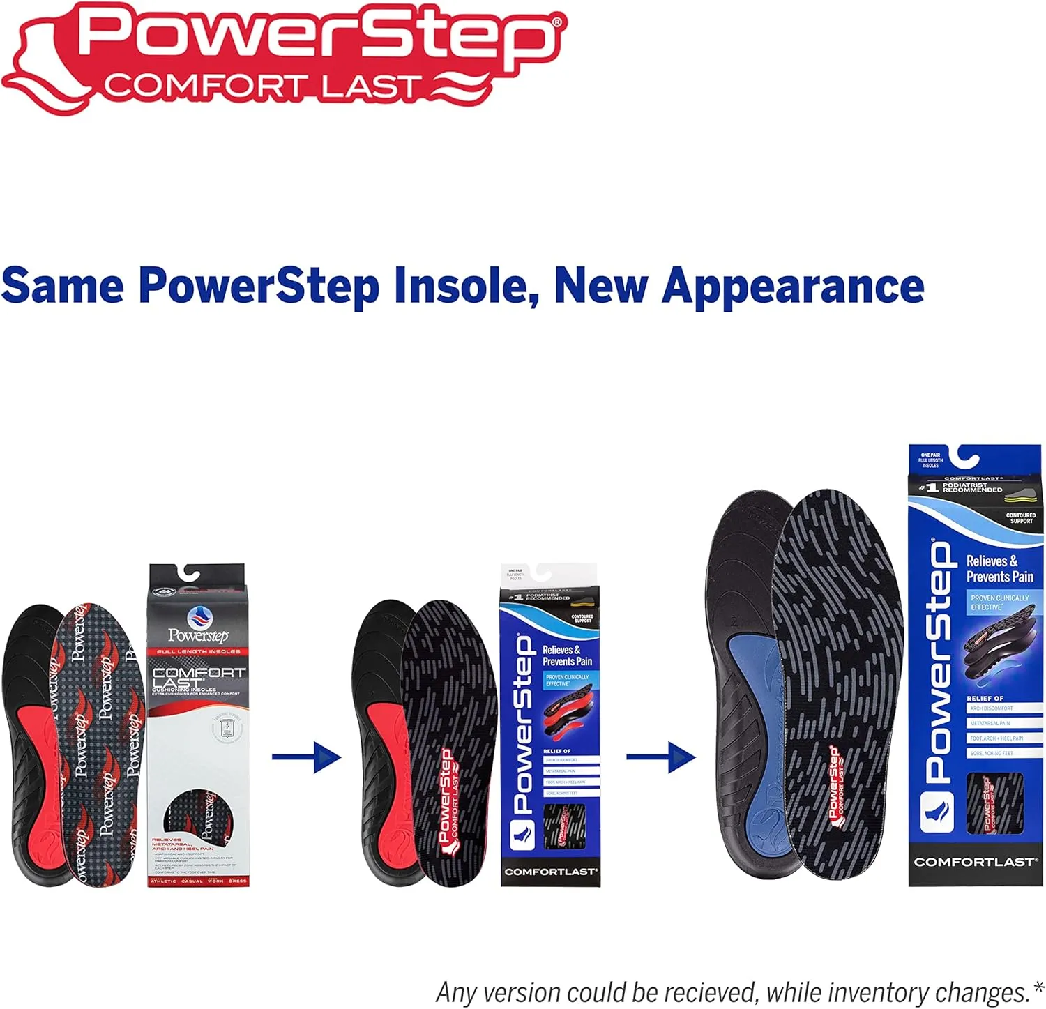 Powerstep Unisex-Adult Comfortlast Insole, Factory, 5