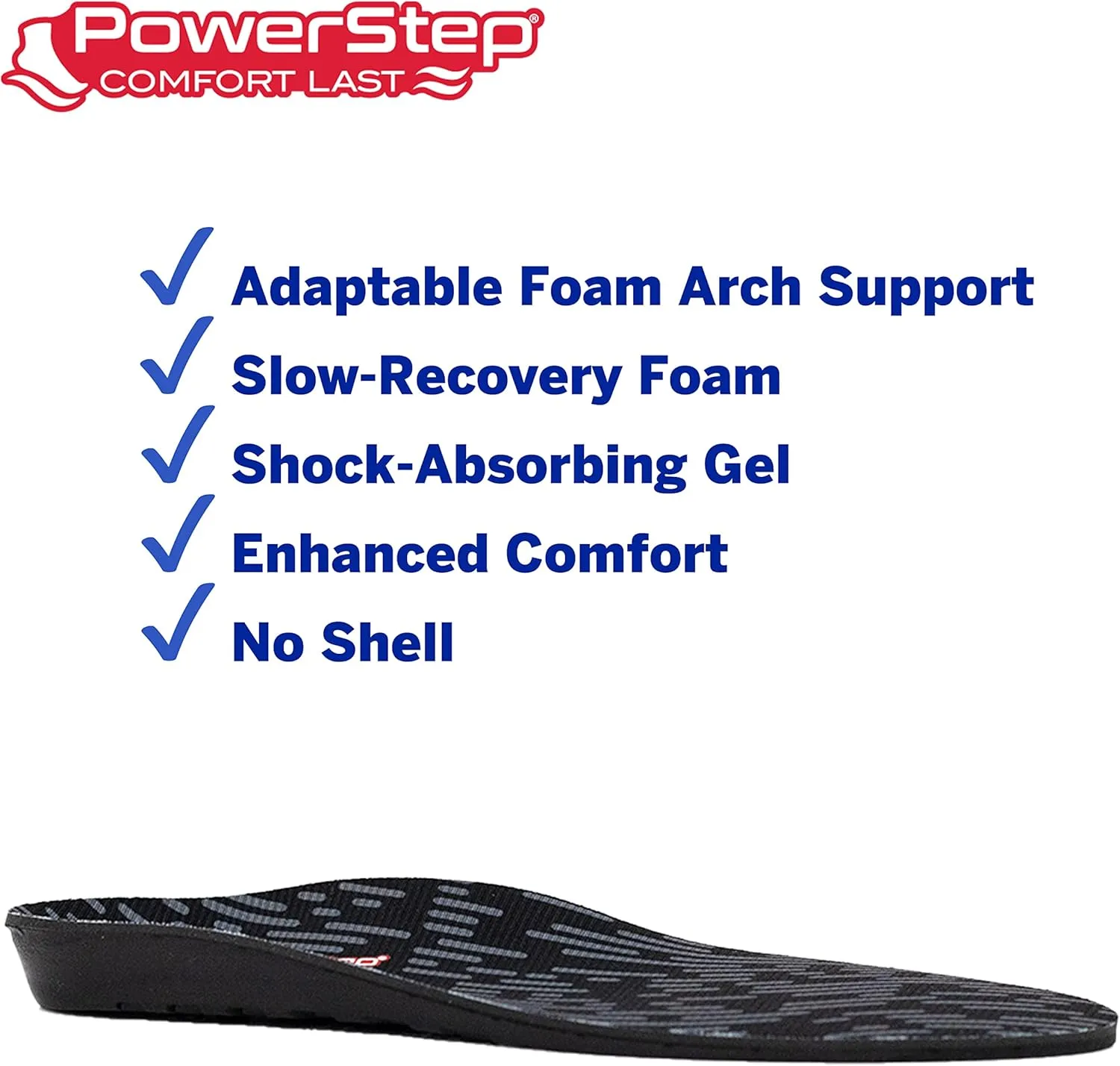 Powerstep Unisex-Adult Comfortlast Insole, Factory, 5