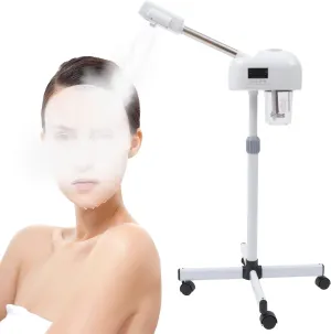 Professional Facial Steamer, 2 in 1 Ionic Ozone Steamer, Mist Face Steamer Salon Spa Beauty Skin Care Equipment for Salon Spa Home Beauty Equipment