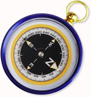 Professional Outdoor Compass, Aluminum Alloy Compass, Mini Multi-Function Children's Keychain Dial Type