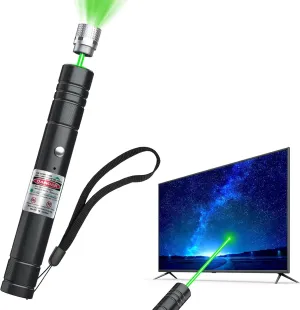 [Professional] Rechargeable Green Line Light Flashlight Long Distance Range for TV/LED/LCD Screens Tactical Flashlights Presentation Office/Classroom/Outdoors/Astronomic/Construction [203] (1)