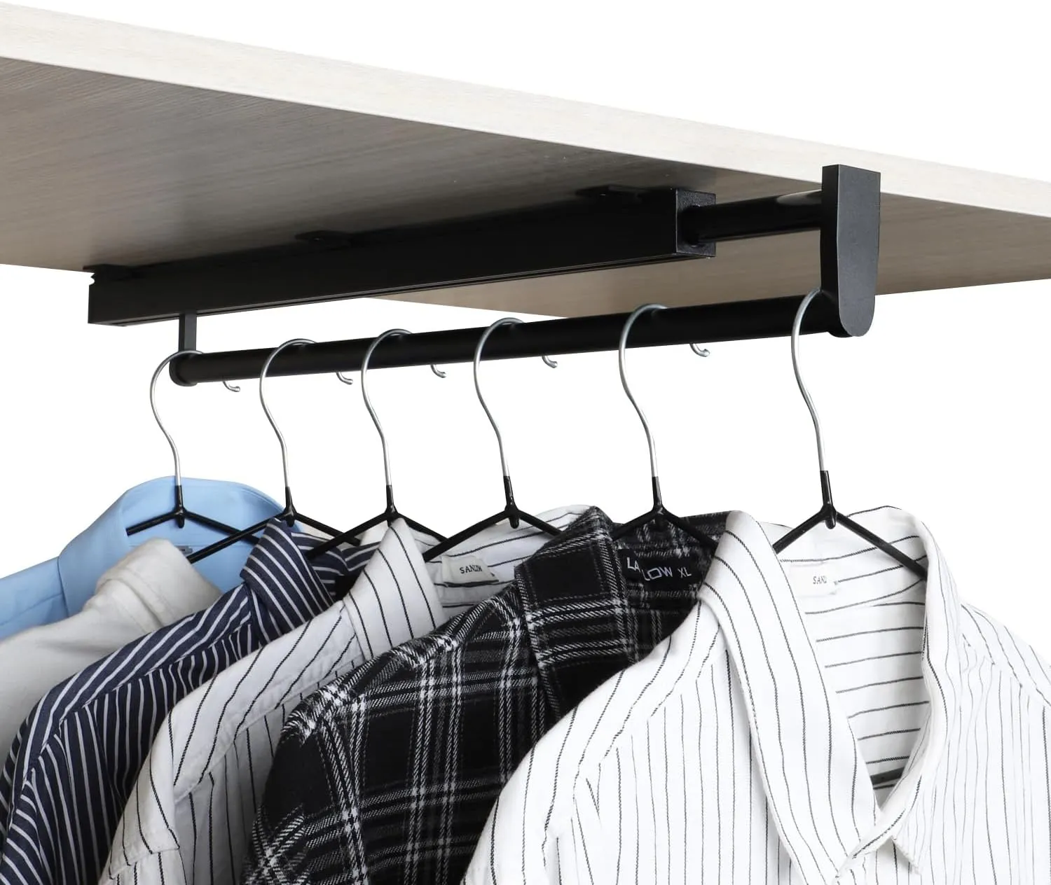 pull out closet rod pull out pants rack for closet valet rod closet black valet rods for closets 15-3/8 inch pull out telescopic trouser rack shallow cabinet organize pants and clothes
