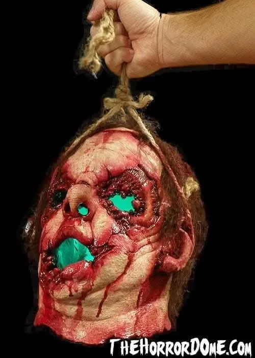 "Jack the Lantern" Lighted Severed Head Halloween Prop