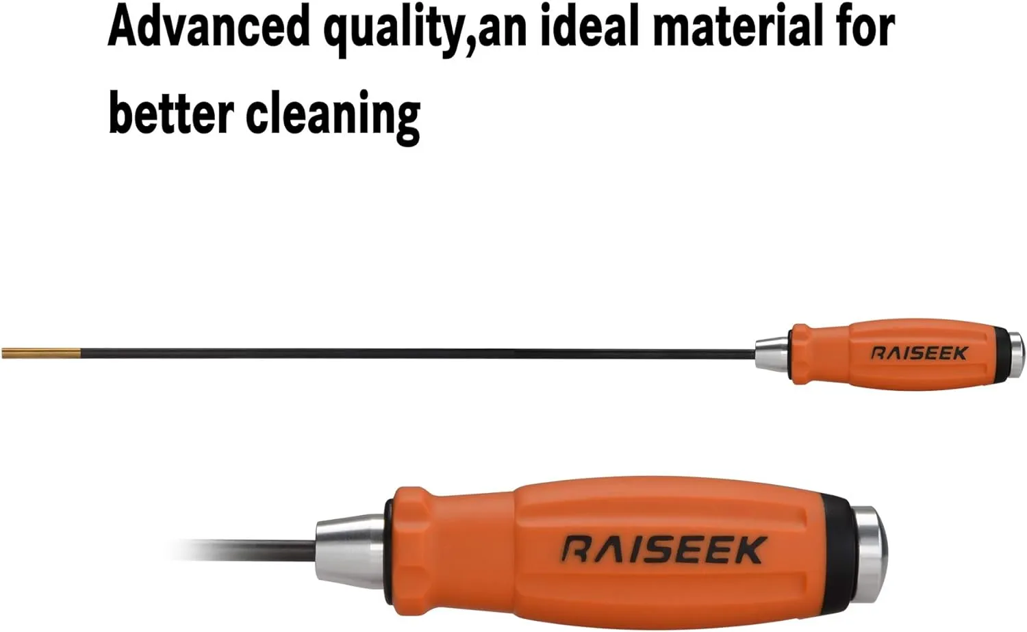 Raiseek Gun Cleaning Rod 1 Piece Carbon Fiber 36 Inch, Pistol Rifle Cleaning Rod (Choose Your Caliber Sizes)