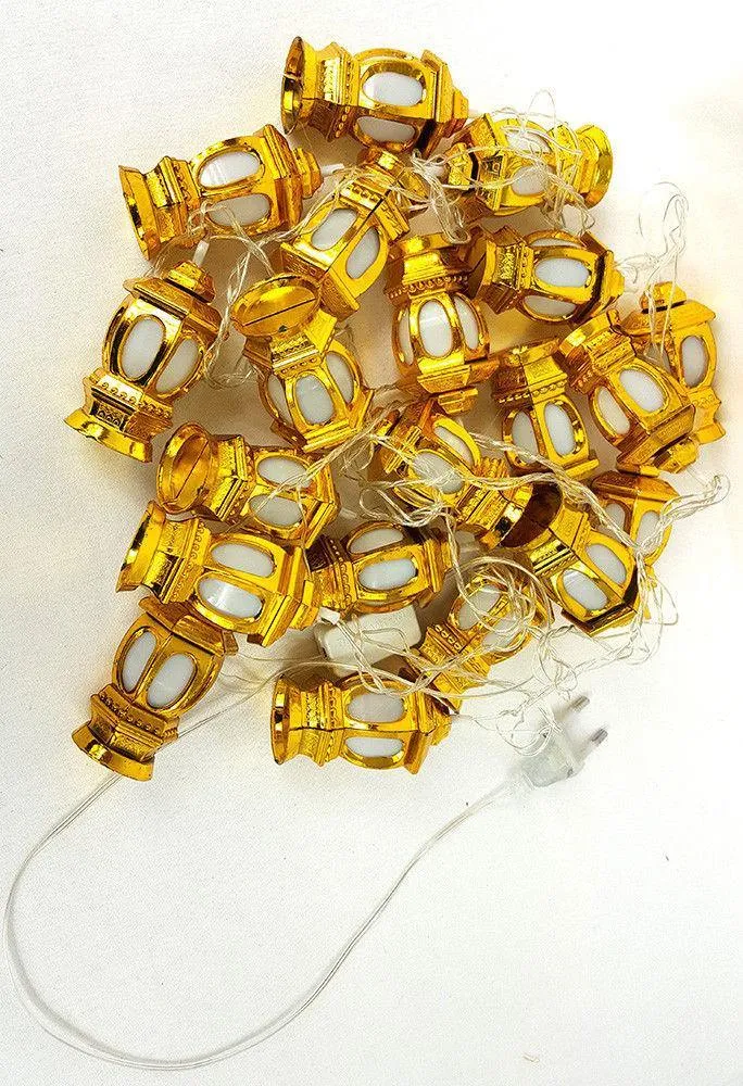 RAMADAN EID LANTERN LIGHTS 4M MULTICOLOURED STRING LIGHTS