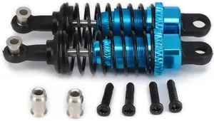 Rc Shock Absorber For Axial A959 A969 A979 K929 1/18 2 Pcs Oil Adjustable 65Mm Damper Blu Rc Car Tracked Vehicle Parts And Accessories Upgrade Replacement Use