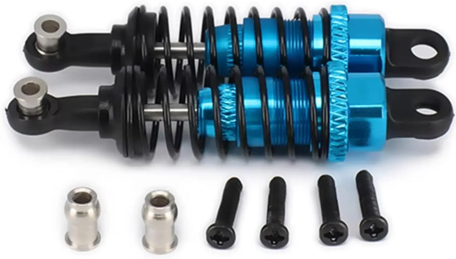 Rc Shock Absorber For Axial A959 A969 A979 K929 1/18 2 Pcs Oil Adjustable 65Mm Damper Blu Rc Car Tracked Vehicle Parts And Accessories Upgrade Replacement Use