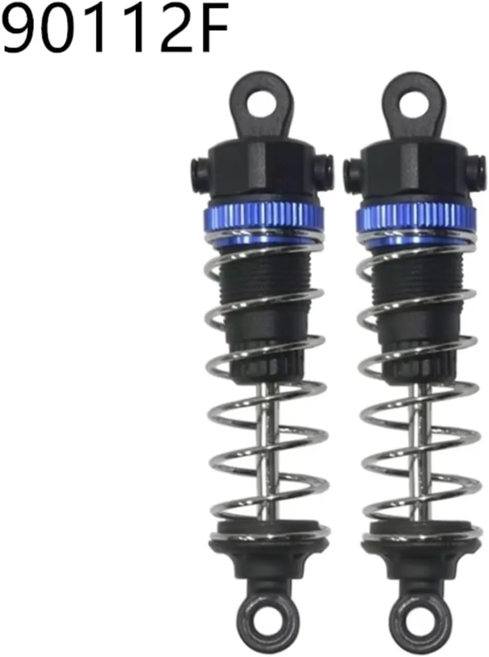 Rc Shock Absorber For Haiboxing For Hbx 901 901A 903 903A 905 905A 1/12 2pcs Metal Shock Absorber RC Car Tracked Vehicle Parts And Accessories Upgrade Replacement(90112F)