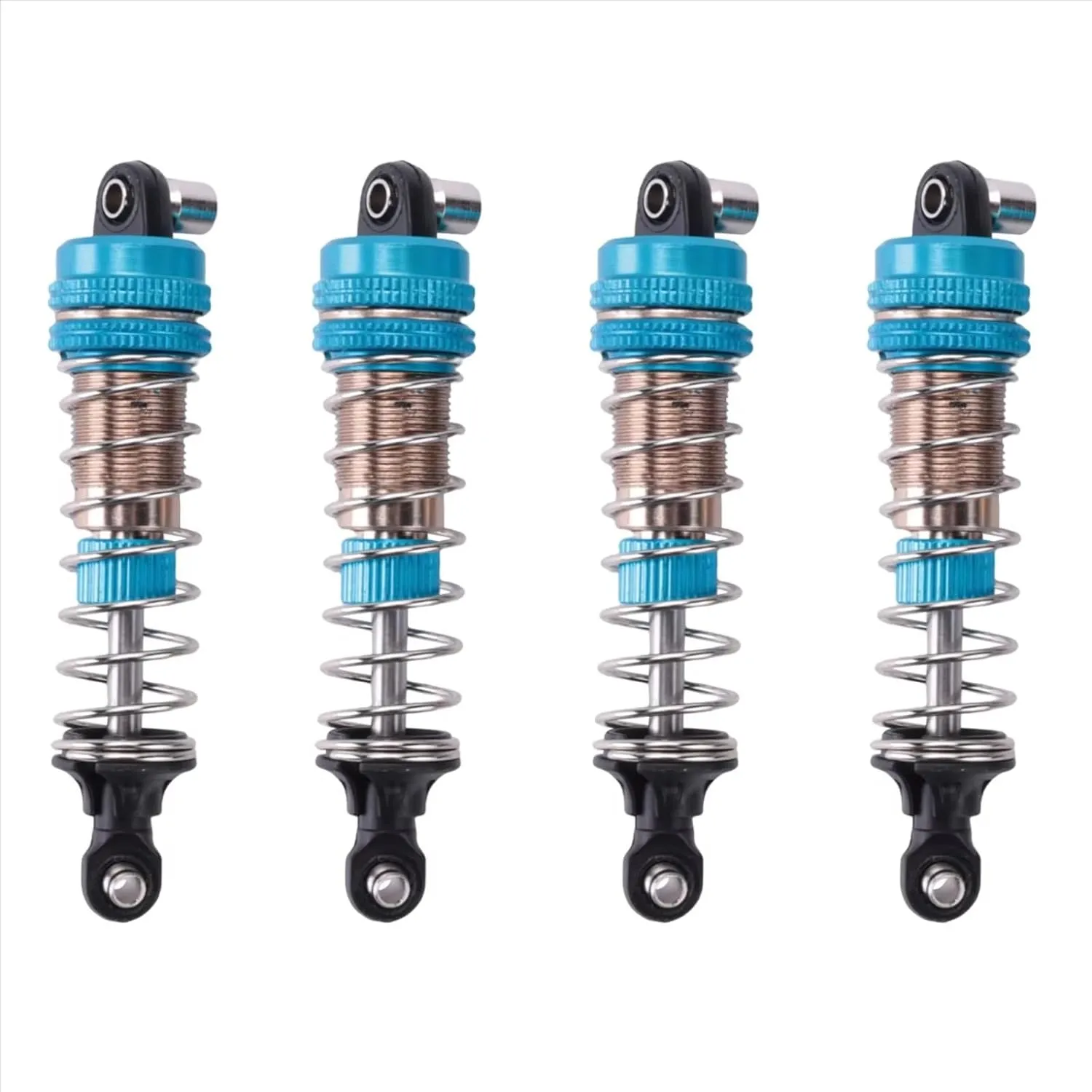 Rc Shock Absorber For Xinlehong For Hosim Q901 Q902 Q903 9130 9135 9136 9137 9138 1/16 4Pcs Metal Shock Absorber RC Car Parts And Accessories Upgrade Replacement