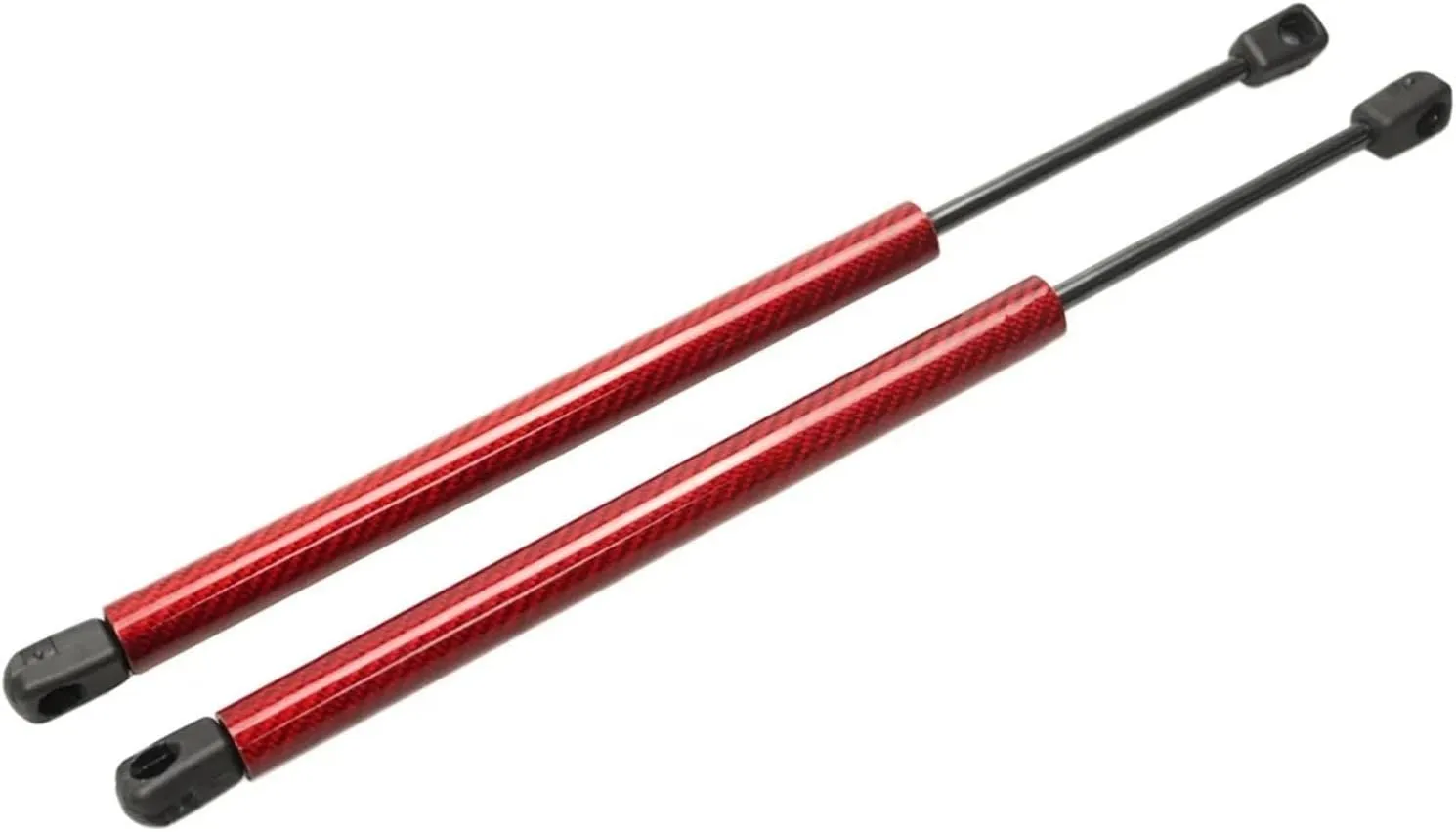 Rear Trunk Boot Tailgate Struts Compatible with Suzuki Swift AZG Hatchback 2010-2017 Lift Supports Gas Spring Prop Rod Shocks Damper Pistons(Red Carbon Fiber)