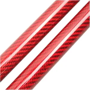 Rear Trunk Boot Tailgate Struts Compatible with Suzuki Swift AZG Hatchback 2010-2017 Lift Supports Gas Spring Prop Rod Shocks Damper Pistons(Red Carbon Fiber)