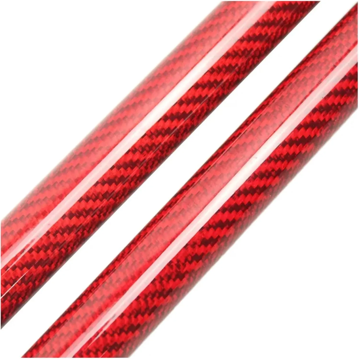Rear Trunk Boot Tailgate Struts Compatible with Suzuki Swift AZG Hatchback 2010-2017 Lift Supports Gas Spring Prop Rod Shocks Damper Pistons(Red Carbon Fiber)
