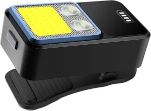 Rechargeable EDC Flashlight, 1200 Lumens Compact Pocket Clip Light | Dual Light Sources, USB C Charging, Magnetic Base | Ideal for Emergency.