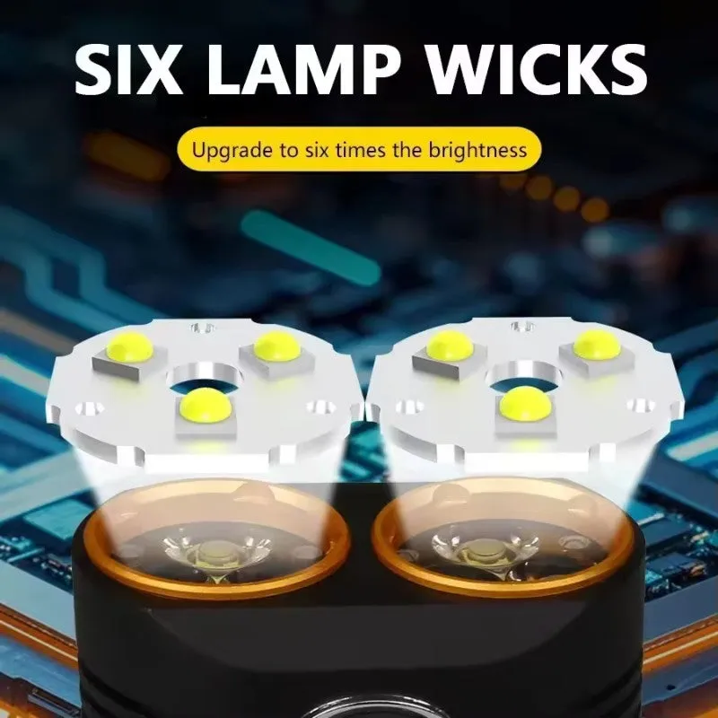 Rechargeable LED Flashlight Side-Switch Mini Light