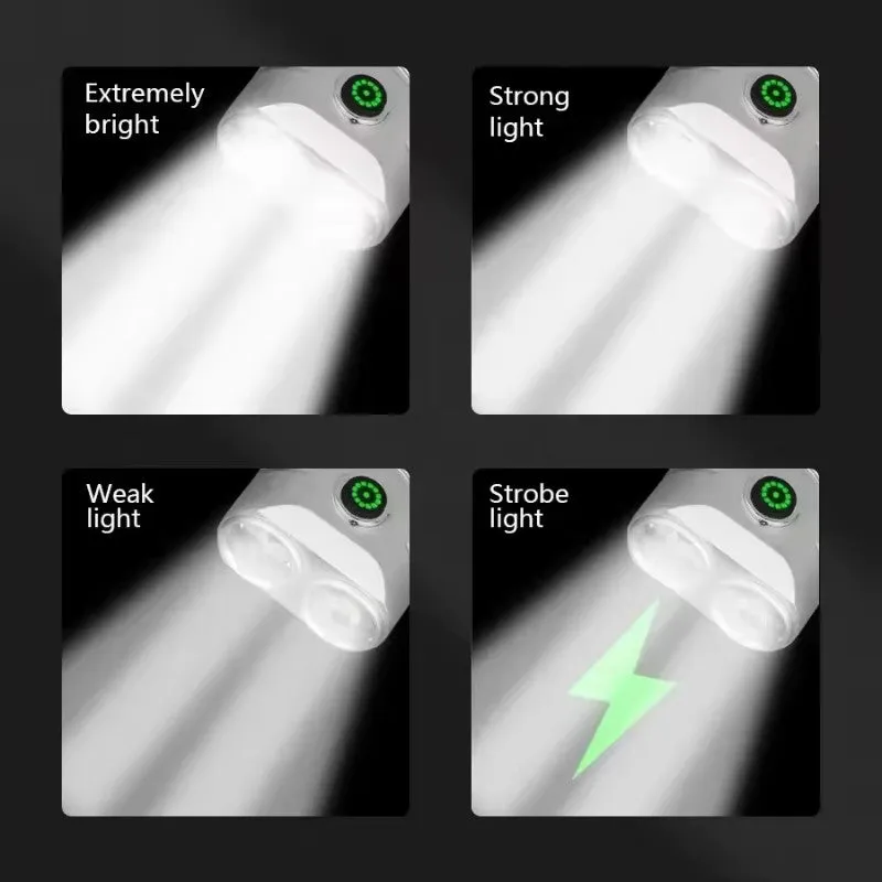 Rechargeable LED Flashlight Side-Switch Mini Light