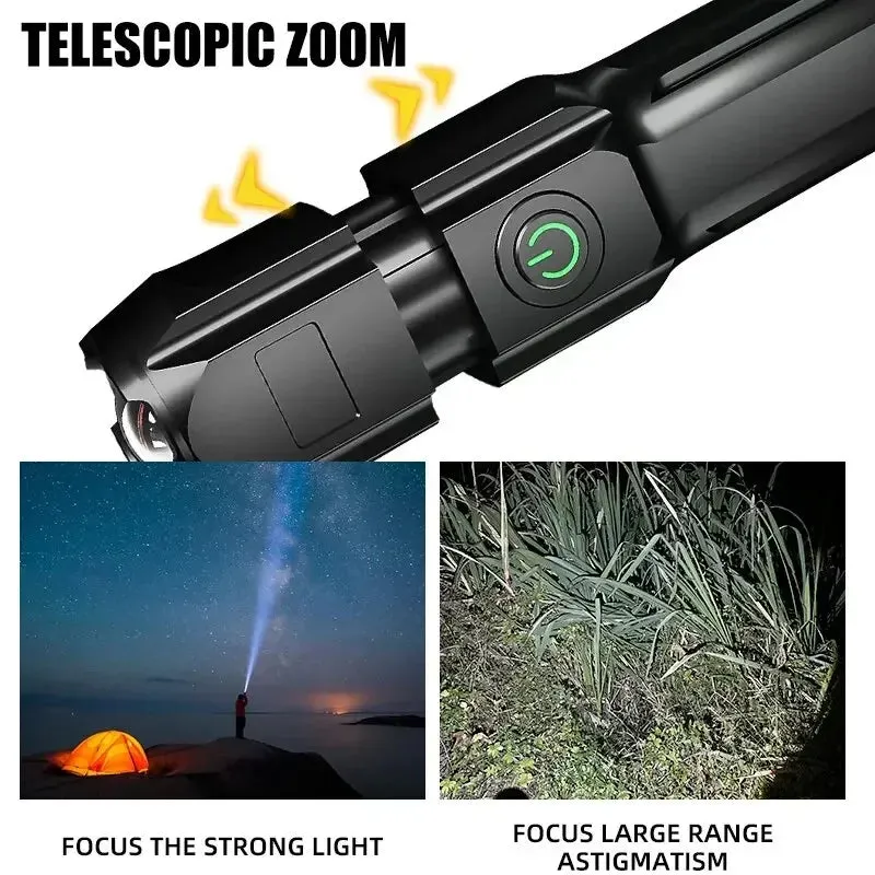 Rechargeable Spotlight Portable High Power LED Work Light for Camping