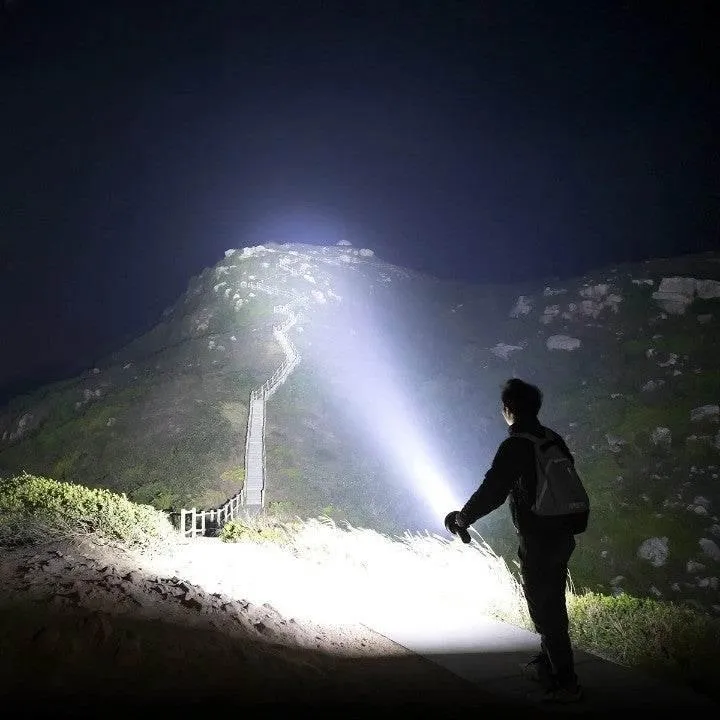 Rechargeable Ultra-Power Outdoor Flashlight - Night Search LED Light