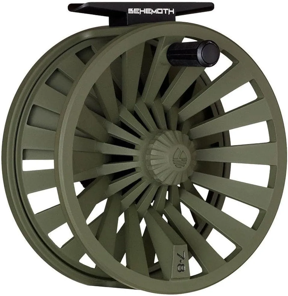 Redington Behemoth Fly Fishing Reel, Multipurpose Fly Reel for Freshwater and Saltwater, Large Arbor and Adjustable Drag