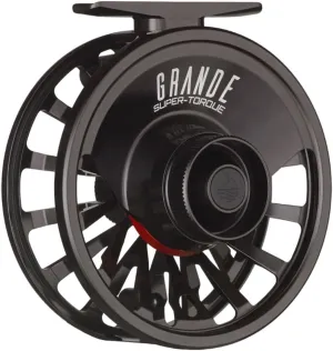 Redington Grande Fly Fishing Reel, Heavyweight Big Game Fly Reels, Freshwater and Saltwater, Super-Torque Drag System, Black, 7/8/9