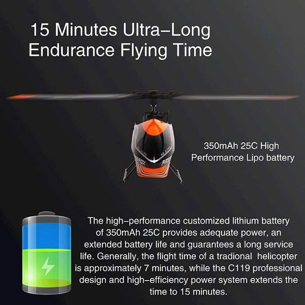 Remote Control Helicopters, RC Helicopter with Altitude Hold for Adults Kids Beginners, 2.4GHz Aircraft Indoor Flying Toy, One Key Take Off/Landing for Kids Parkflyer Adult