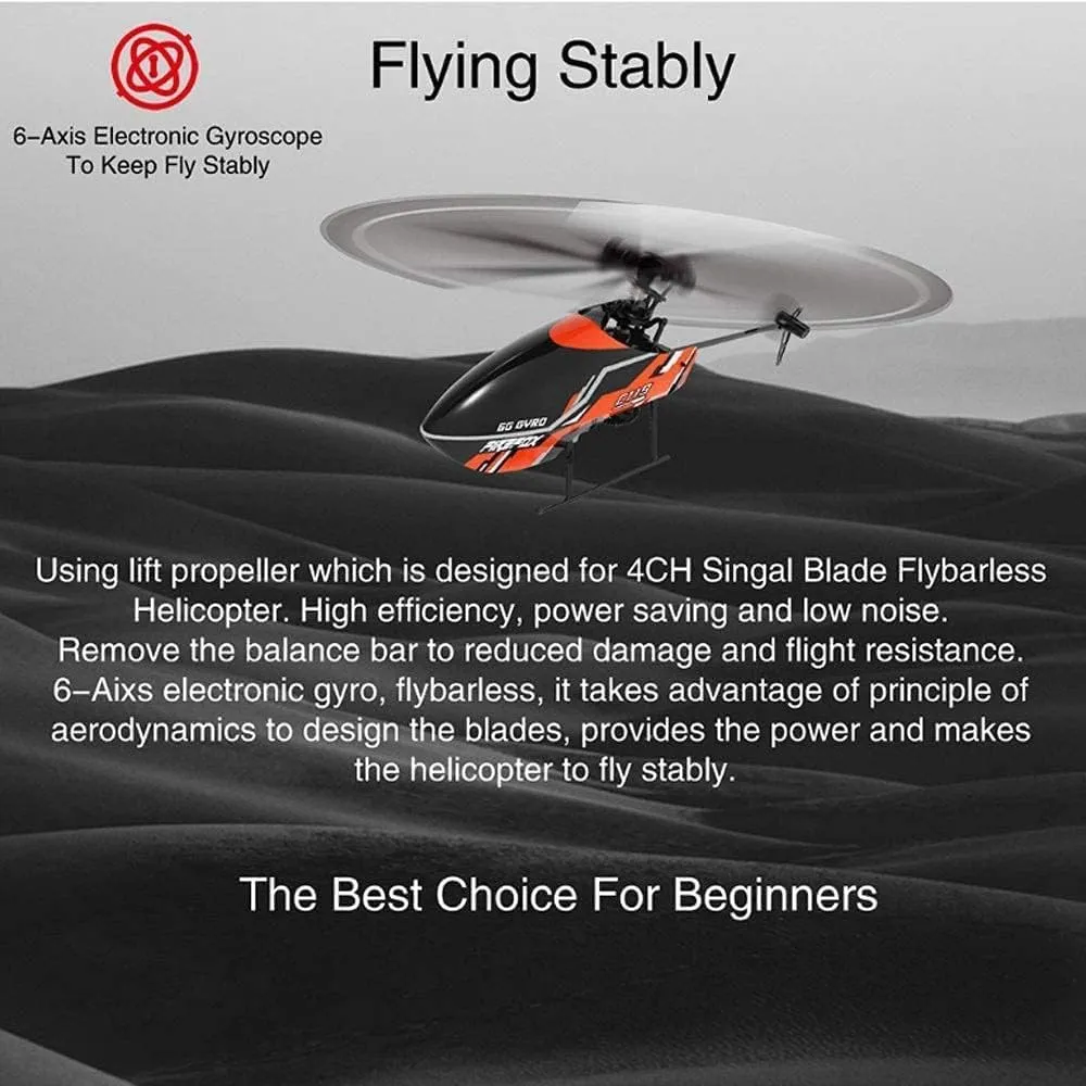 Remote Control Helicopters, RC Helicopter with Altitude Hold for Adults Kids Beginners, 2.4GHz Aircraft Indoor Flying Toy, One Key Take Off/Landing for Kids Parkflyer Adult
