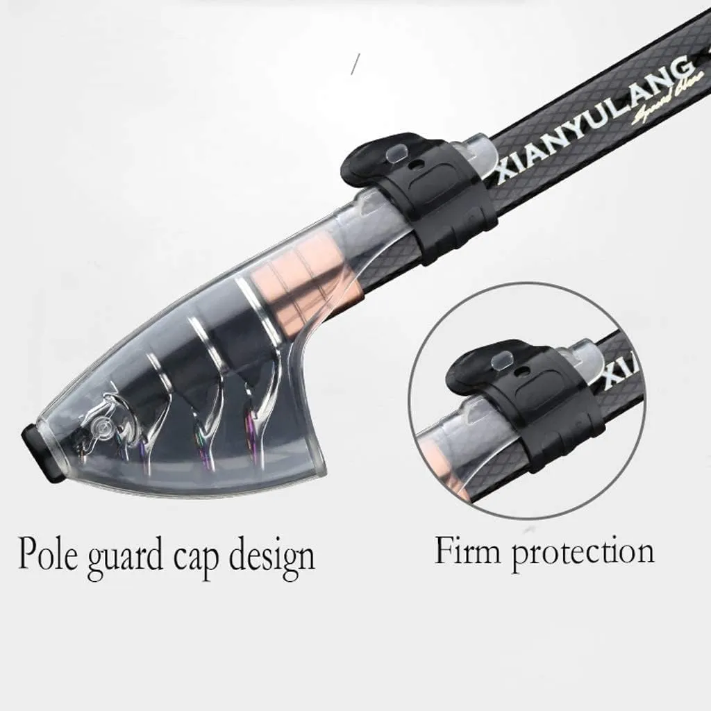 REMYS Telescopic Carbon Fishing Rod Kit, 4.5 Meters, Casting, Heavy Power, 20 lb Line, Fishing Rod Combo