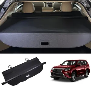Retractable Cargo Cover Compatible with Lexus GX 460 GX460 2010-2023, Rear Privacy Screen Car Storage Trunk Luggage Tonneau Security Shade Protector Anti Theft Shield (Not fit for 2024 GX550)