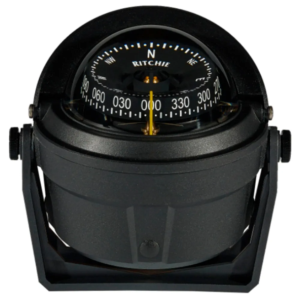 Ritchie Bracket Mount Voyager B-81-WM Compass (Black Housing)