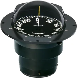 Ritchie FB-500 Globemaster Compass - Flush Mount - Black - 12V - 5 Degree Card