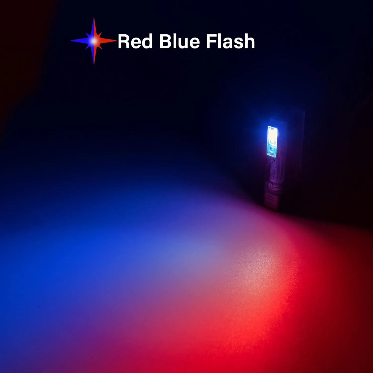 RovyVon Angel Eyes E8 Flashlight Keychain High Lumen Rechargeable,Dual Power AAA Flashlights with White Red Blue Light,Lockout Mode,700 Lumen USB C Pocket Flashlight Waterproof for Camping,Hunting