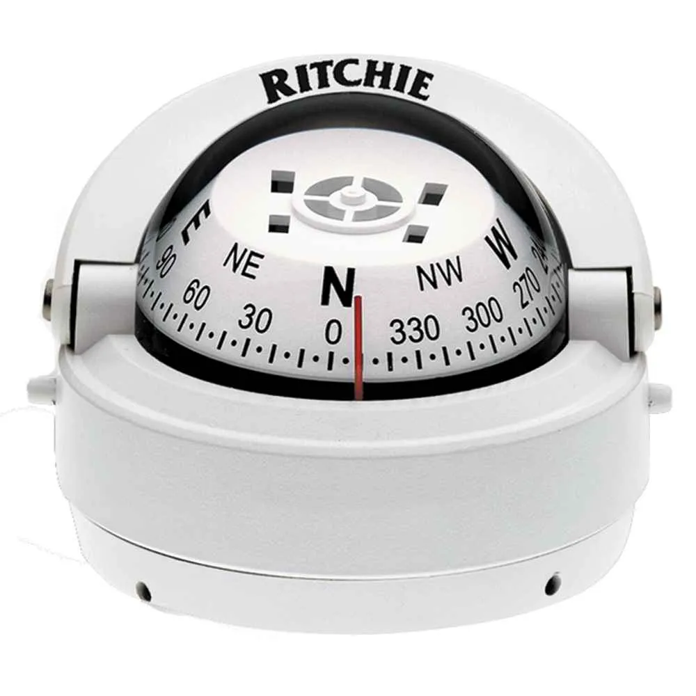 S-53W Explorer Compass - Surface Mount - White