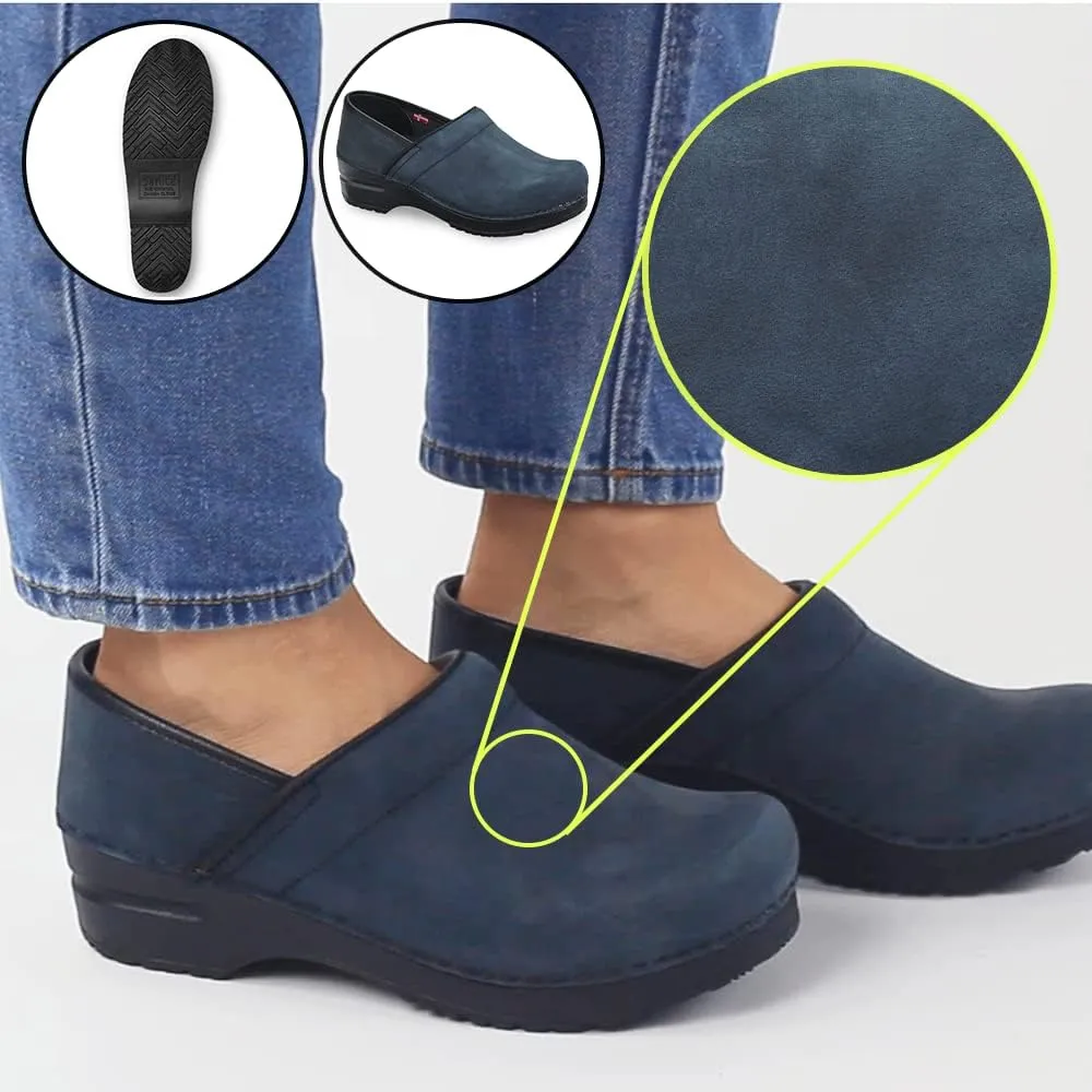 Sanita Pro Oiled Professional Clogs for Women - Arch Support, Durable, Closed-Back Slip-On Shoes
