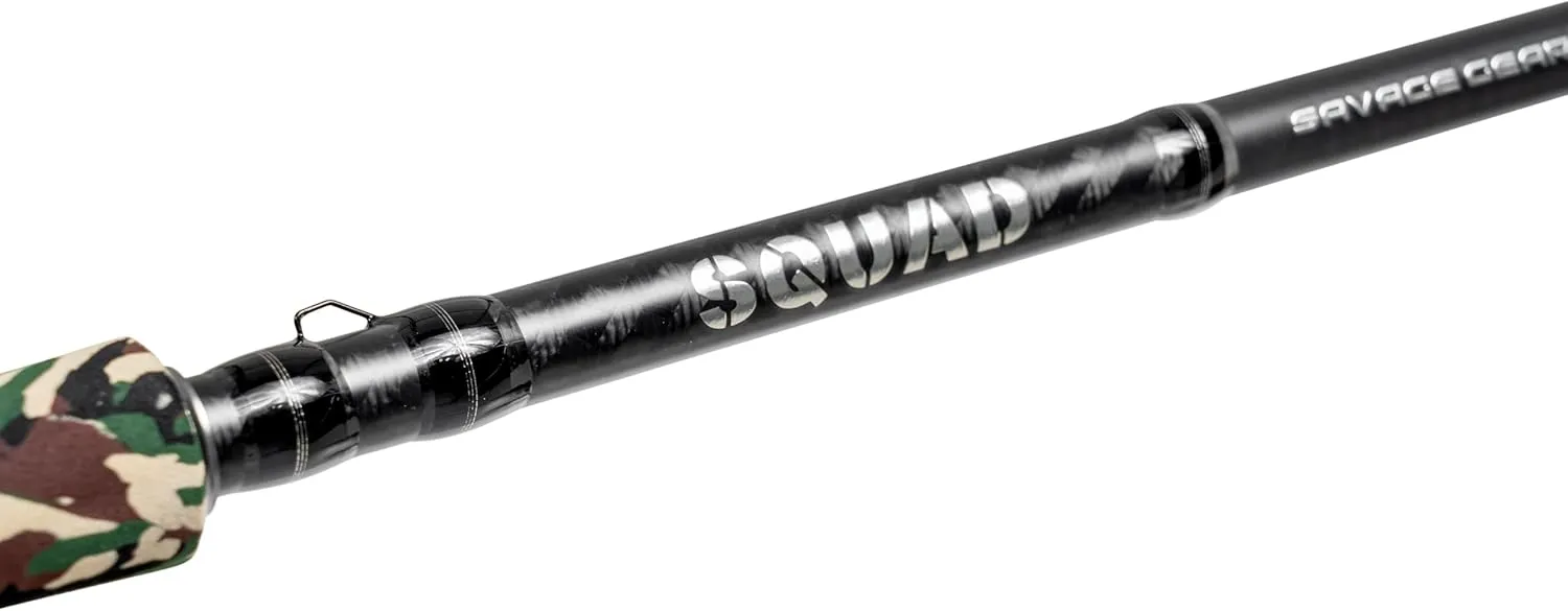 Savage Gear 7'4" Squad Casting Rod, 1-Piece Freshwater Rod with Rod Hook Keeper, 24-Ton High Modulus Carbon Blank