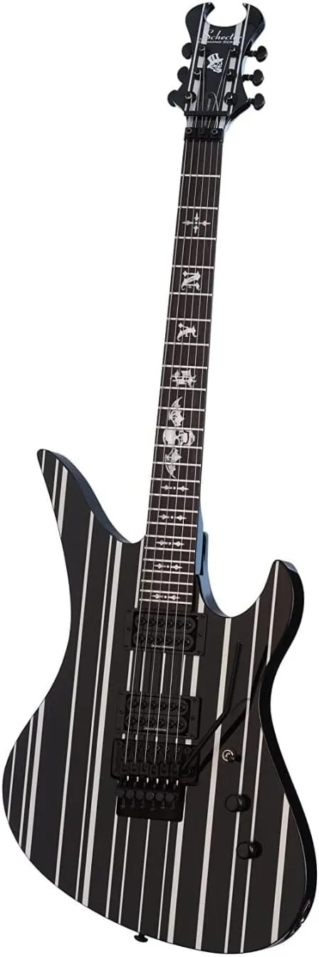 Schecter 6 String Solid-Body Electric Guitar, Gloss Black (1739)