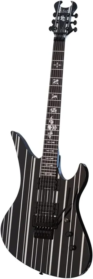 Schecter 6 String Solid-Body Electric Guitar, Gloss Black (1739)