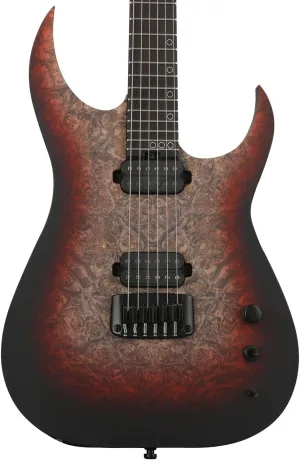 Schecter USA Keith Merrow KM-6 MK-III Pro - Bloodlust Crystal Burl