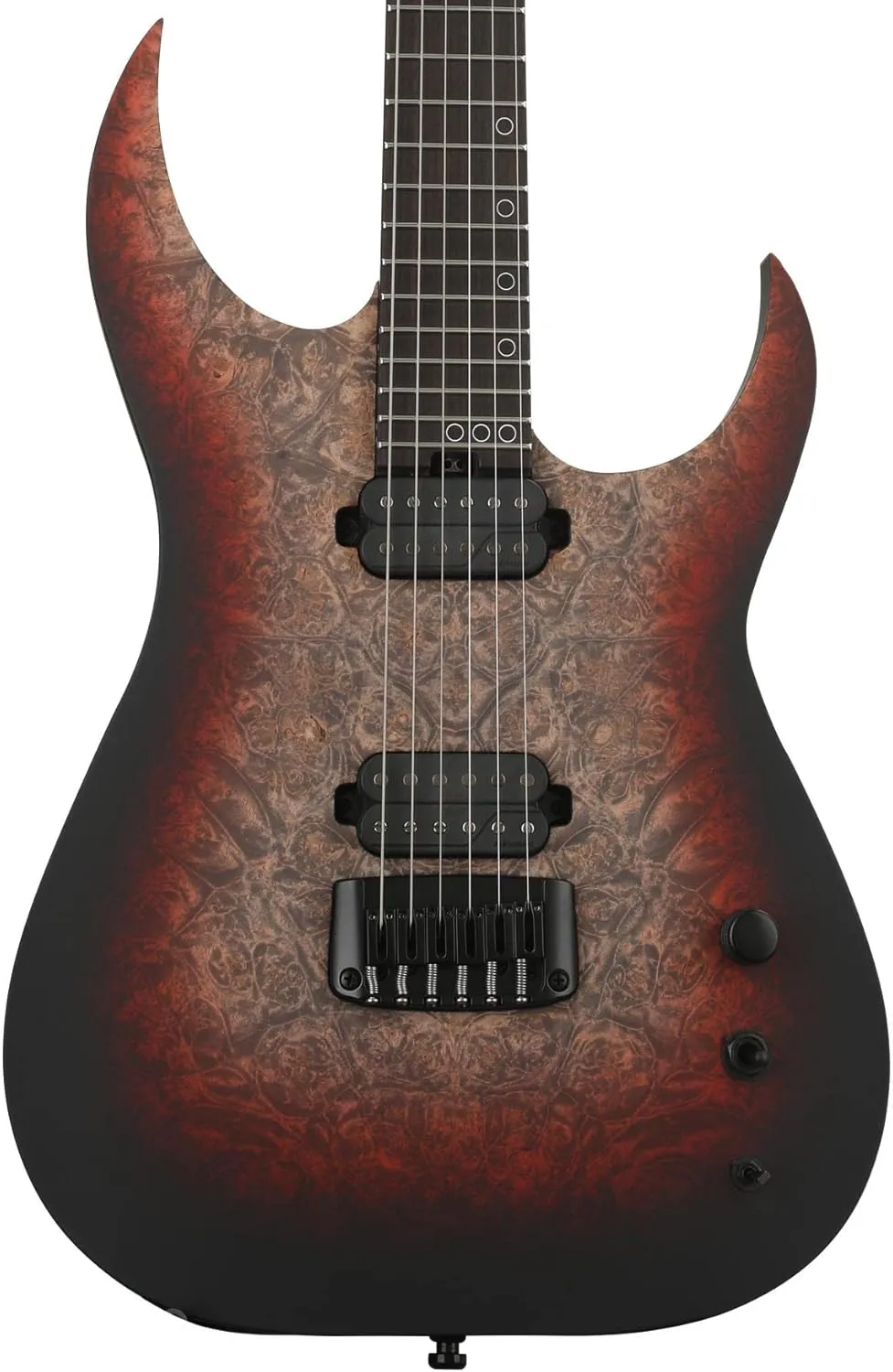Schecter USA Keith Merrow KM-6 MK-III Pro - Bloodlust Crystal Burl
