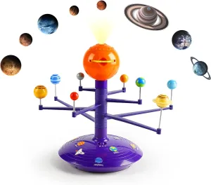 Science Can Solar System for Kids, Talking Astronomy Solar System Model Kit, Planetarium Projector with 8 Planets STEM Space Toys for 3 4 5  Years Old Boys Girls